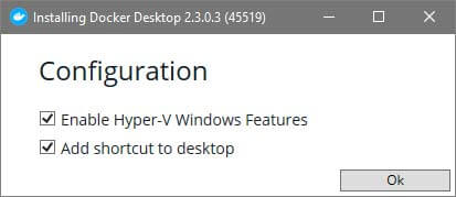 Docker Enable Hyper-V Features