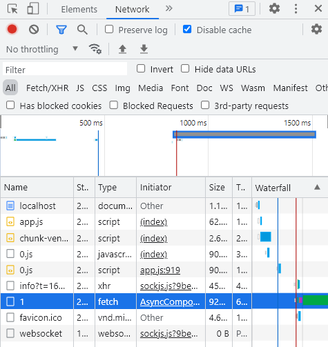 Developer Tools: Fast 3G network throttling