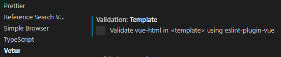 Uncheck Validation:Template option